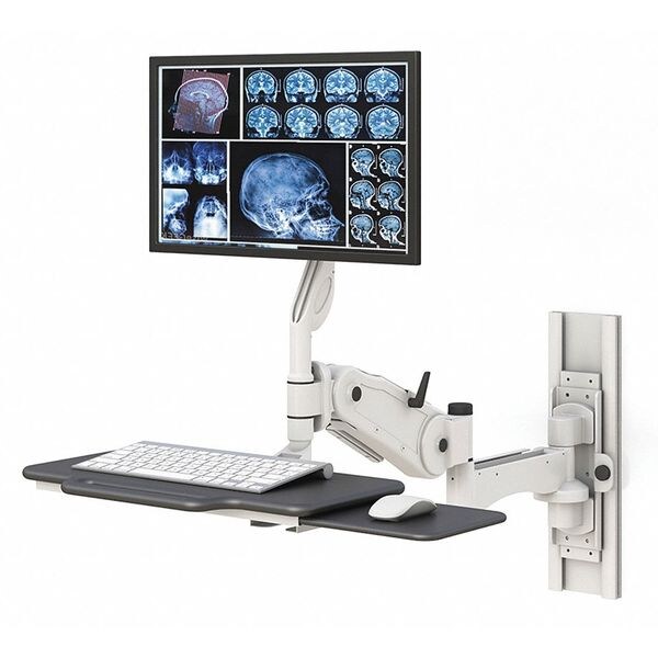 Mounted Monitor Holder, 12" Extension Arm
