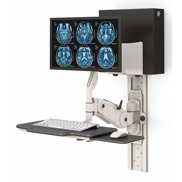 Mounted Sit Stand Computer Workstation