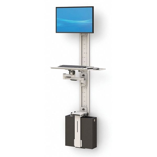 Wall Mounted Track Computer Workstation