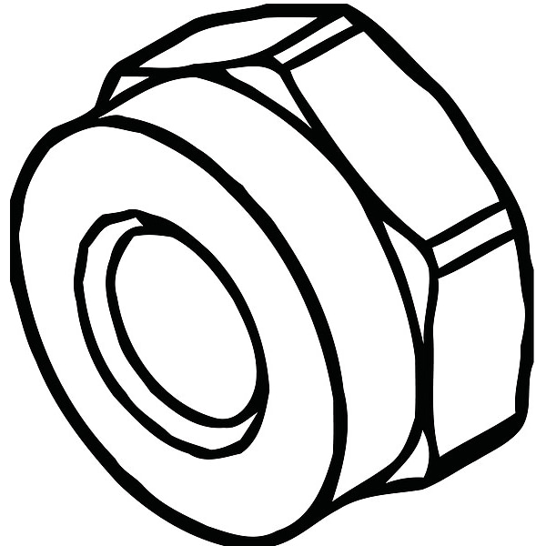 Locknut/Stopscrew, 180DBLEANGASSY/08/HX