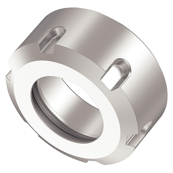 Locknut and StopScrew, ER16SolidLockNut