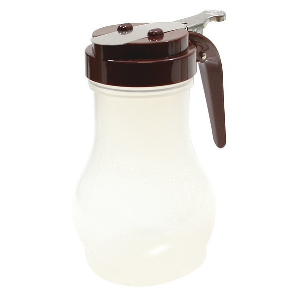 Syrup Dispenser, Teardrop, Brwn, 10 oz, PK12