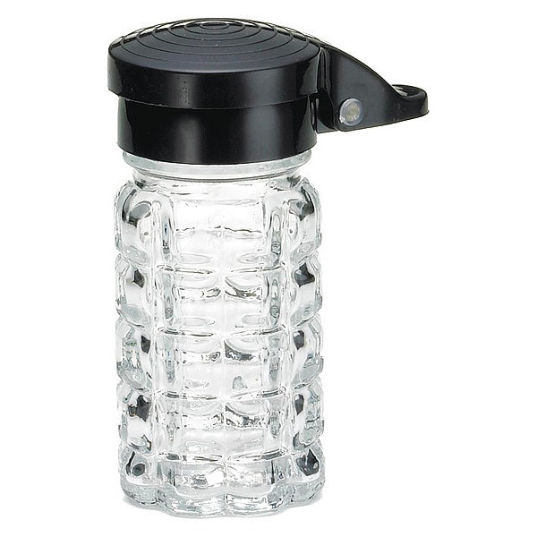 Glass Shakers, Black, 1-1/2 oz, PK12