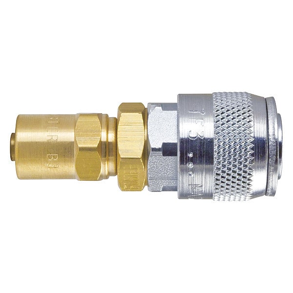 Socket, TruFlate, Brass/Steel, 10, 1/4"