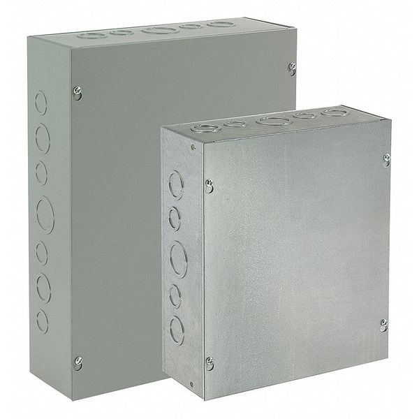 Captive Screws Electrical Enclosures, 10 in H, 6 in D, 8 in W, 1, Steel