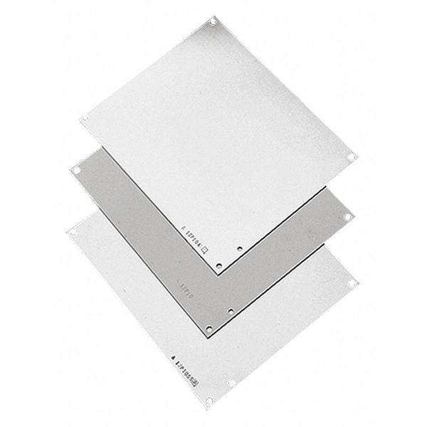 Interior Panel, 12 Gangs, Stainless Steel