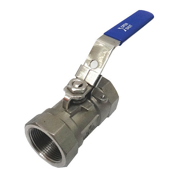 1" FNPT Stainless Steel Fire Safe Ball Valve Inline