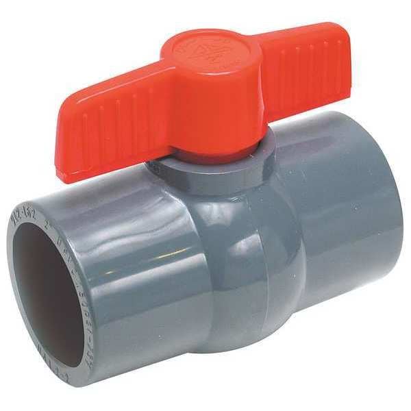 2" Socket PVC Ball Valve Inline