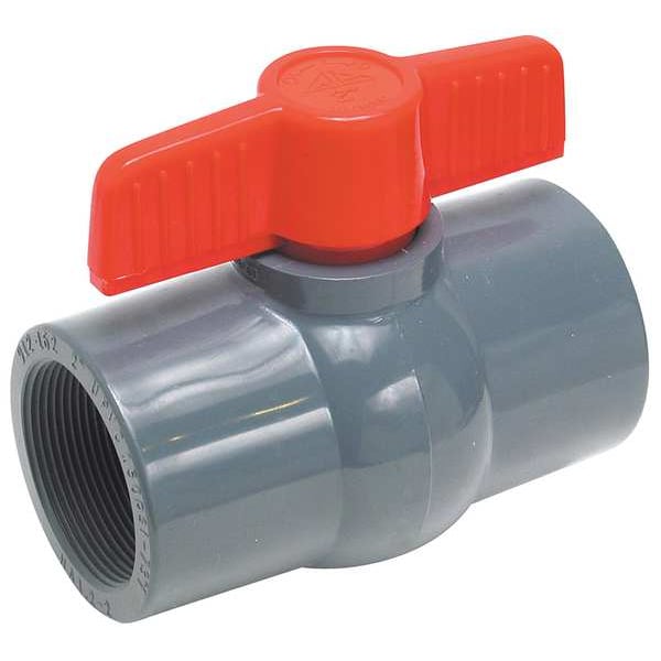 1" FNPT PVC Ball Valve Inline