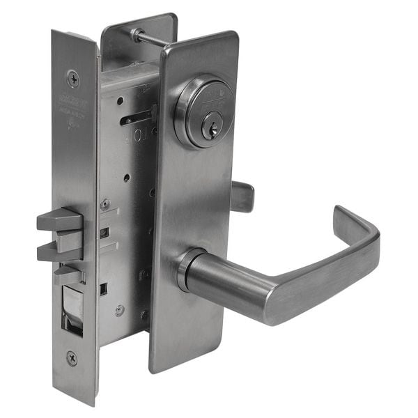 Lever Lockset, Mechanical, Entrance