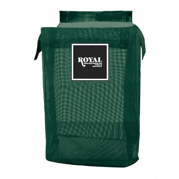 PVC Hamper Bag, 24 Gallon, Green Mesh