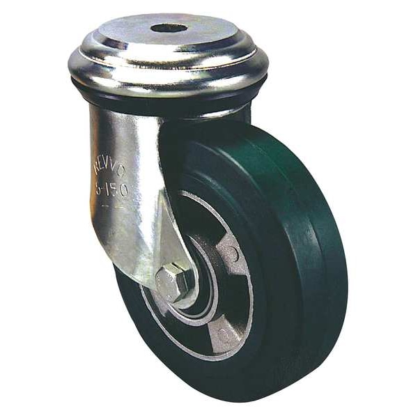 Kingpin Swivel Caster, Polyurethane, 8 in.