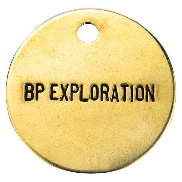 ID Tag 1-1/2 In dia BP Exploration, PK100