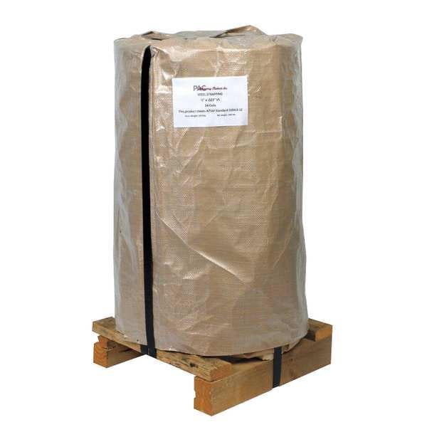 Steel Strapping, 3/4 in.W, 0.020 in., PK12
