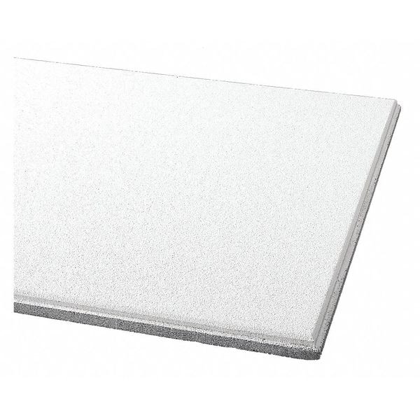 Ultima Ceiling Tile, 24 in W x 48 in L, Beveled Tegular, 15/16 in Grid Size, 6 PK