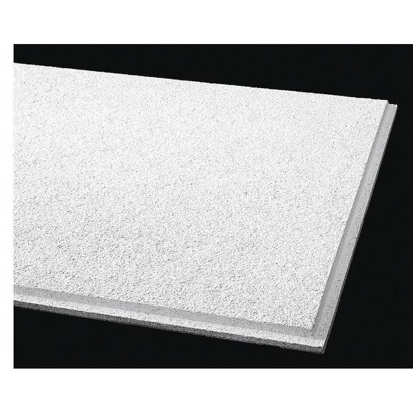 Cirrus Ceiling Tile, 24 in W x 24 in L, Angled Tegular, 15/16 in Grid Size, 12 PK
