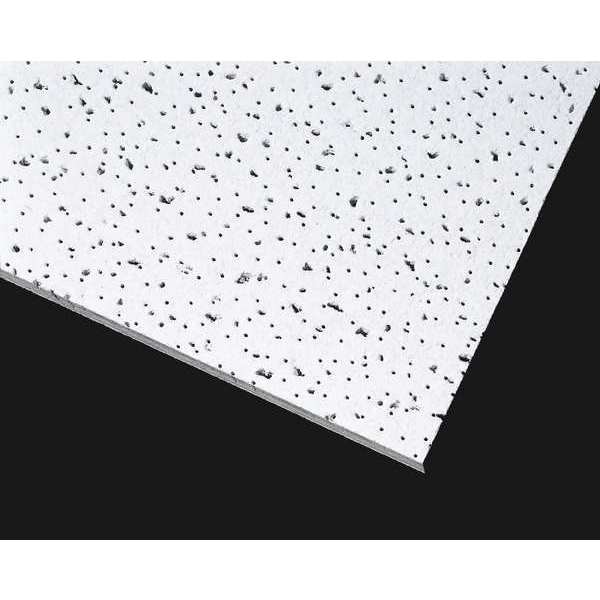 Ceramaguard Ceiling Tile, 24 in W x 24 in L, Square Lay-In, 15/16 in Grid Size, 12 PK