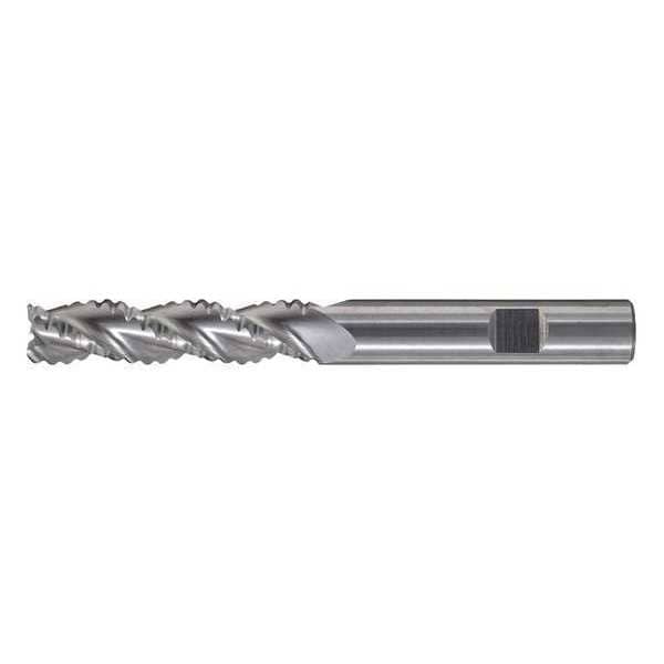 3-Flute Carbide HP Square Single Roughing End Mill CTD CEM-RA Bright 1/4x1/4x3/8x2