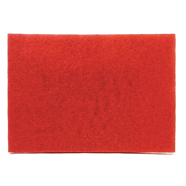 Buffing Pad 5100N, 20" x 14", Red, PK10