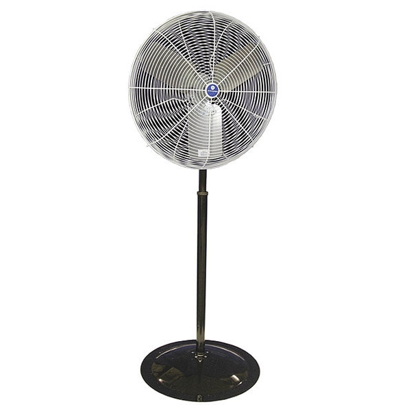 Pedestal Fan, 30 in Blade Dia, 115V, Oscillating