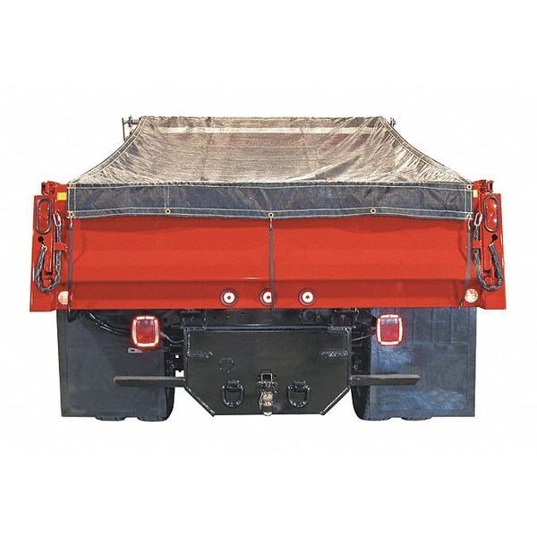 Aluminum Tarp System With Solid Tarp 7 x 15 Foot