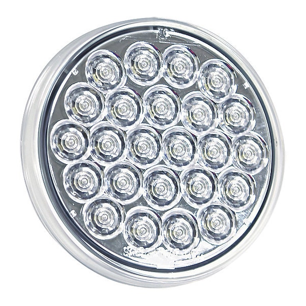 4 Inch Clear Round Backup Light with 24 LEDs (Sold in Multiples of 10)