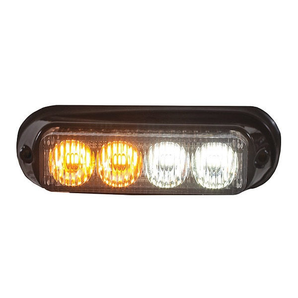 5 Inch Amber/Clear LED Mini Strobe Light