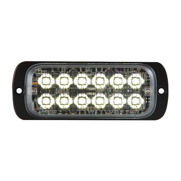 Thin Dual Row 4.5 Inch Clear LED Strobe Light