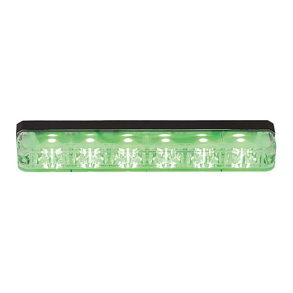 Ultra Bright Narrow Profile Green LED Strobe Light