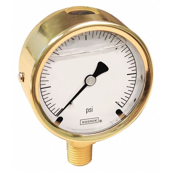 Brass Case Pressure Gauge 10000 psi, NIST