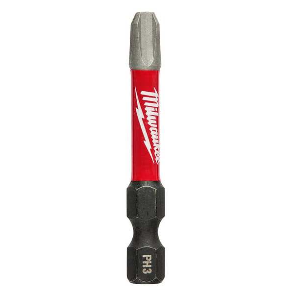 SHOCKWAVE 2 in Phillips No. 3 Impact Duty Power Bit, 25-Piece Pack