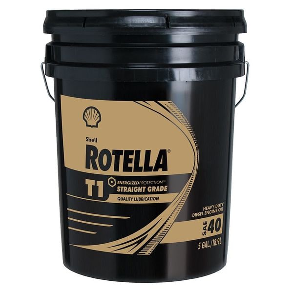 Diesel Engine Oil - Rotella T1, 5 Gal, 40W