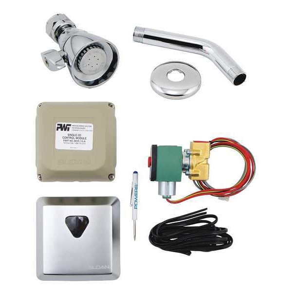 Sensor Shower, IR Snsr, Bru SS, 1-3/4 In.