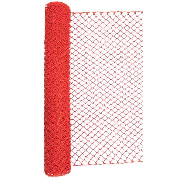 Barrier Fence, 4ft. H, 50 ft. L, Orange