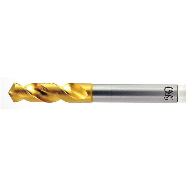 Screw Machine Drill Bit, 3.17 mm Size, 130  Degrees Point Angle, High Speed Steel, TiN Finish