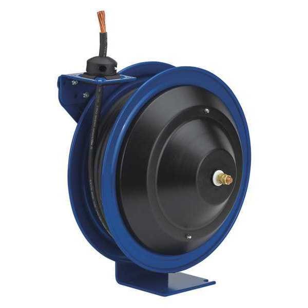 Spring Rewind Welding Cable Reel, 25ft