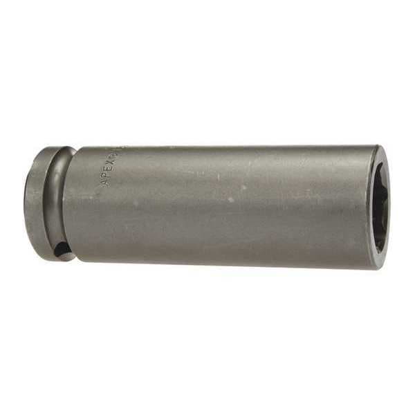 1/2" Square Drive, 24mm Metric Socket, 6 Points, 23915 Sckt 1/2 Fmale Sq