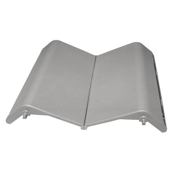 Trash Can Top, Gry, Plastic, PK2