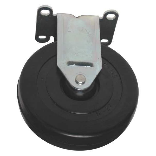Soft Rubber Rigid Caster Quiet