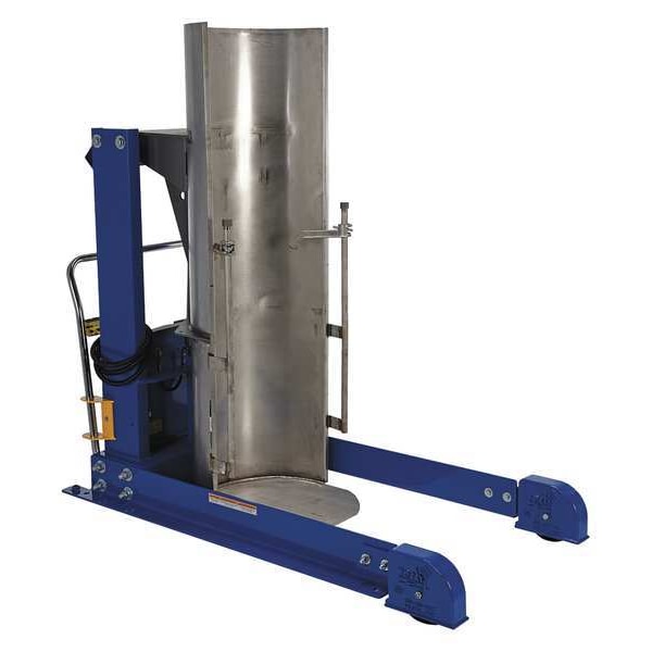 Stationary Drum Dumper, 95-1/4in, 1000lb.
