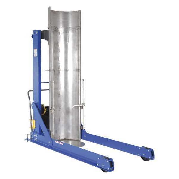 Portable Drum Dumper, 96in, 42sec., 1000lb.