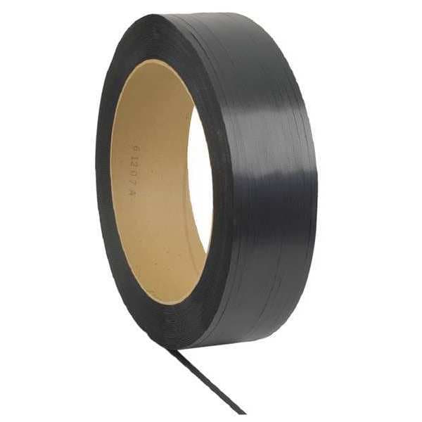 Plastic Strapping, 4000ft L, 35 mil, Black