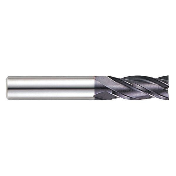 Solid Carb End Mill, 5/16Diax3Lin, 4Flute