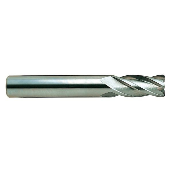 Solid Carbide End Mill, Sq, 3/4Diax4L in
