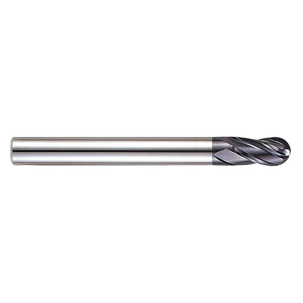 Solid Carbide End Mill, Ball Nose, 12mm
