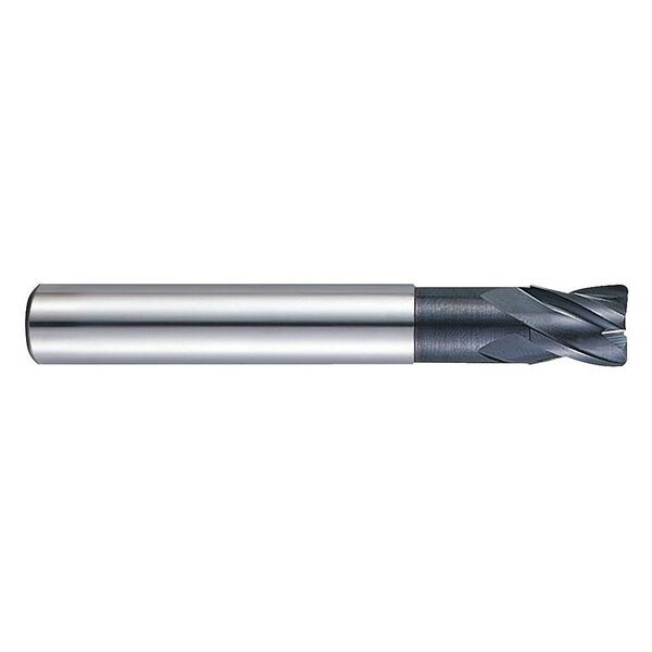 Solid Carbide End Mill, 3/8Diax2-1/2L in