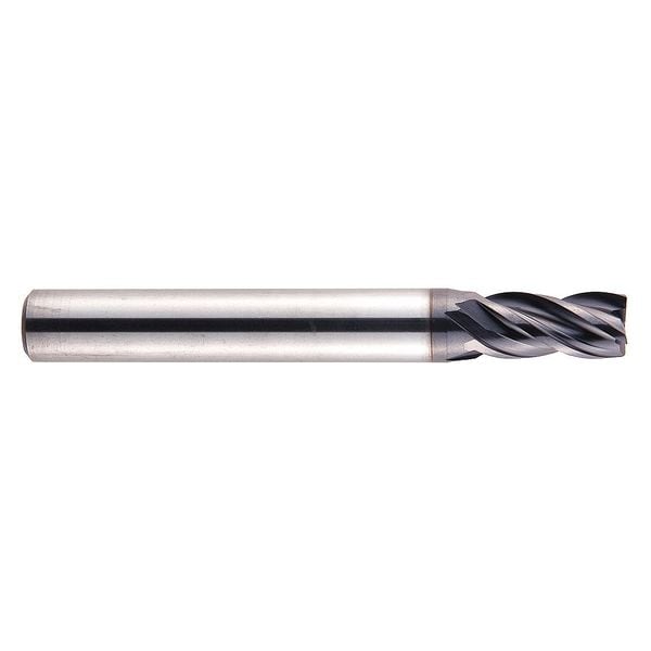 Solid Carb End Mill, Sq, 1/2in.Diax3L in
