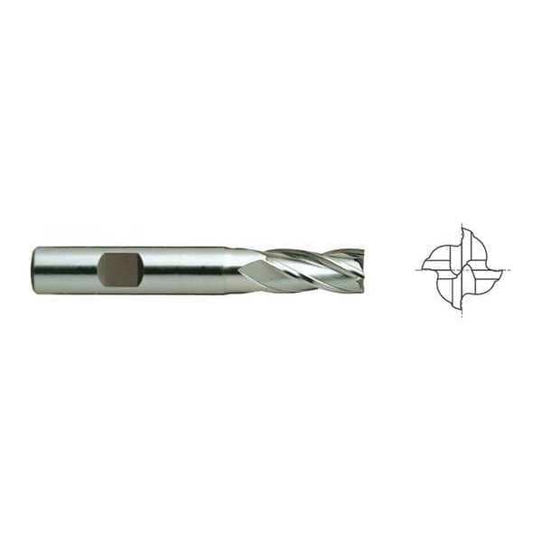 Cobalt End Mill, Single, 3/4inDia, E2039