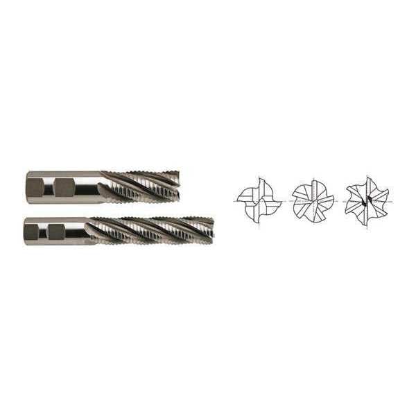Cobalt End Mill, Single, 3/4inDia, E2197