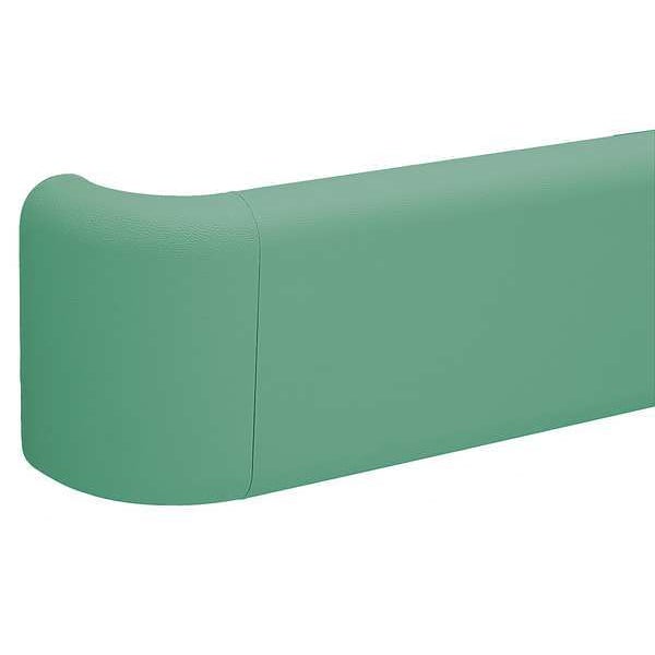 Handrail, Teal, 5-1/2 in. H, 18.5 lb.